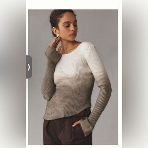 Anthropologie AVANTLOOK ASYMMETRICAL GRADIENT SWEATER | Large | new w/o tags